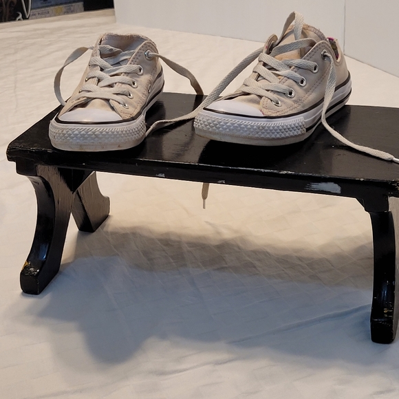 Converse All Star shoes, kids. Light pink/cream color (see pics) girls size 13 - Picture 4 of 9